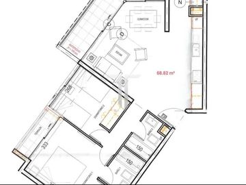 Departamento en venta c/ estacionamiento en Estadio Nacional