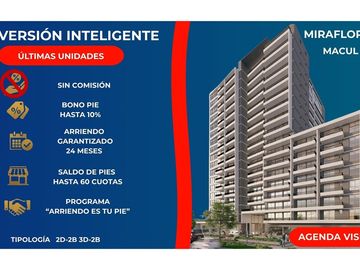 INVIERTA EN MODERNOS DEPARTAMENTOS MACUL