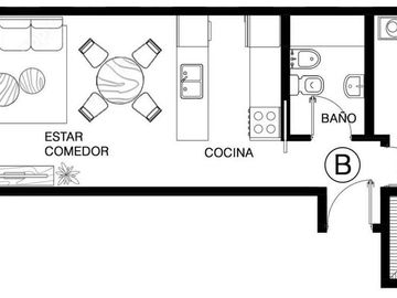 Departamento en General Paz