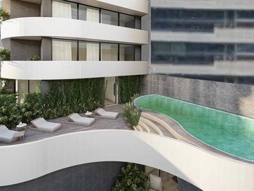 Venta departamento de 2 dormitorios con balcón y  amenities zona Centro, Rosario