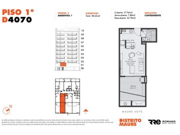 Monoambiente divisible con terraza a estrenar en Chacarita. EN VENTA!