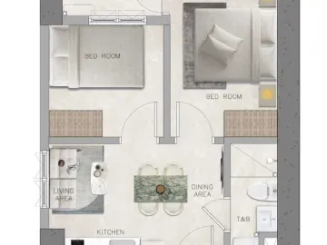 2 Bedroom Condo for sale at Park One
