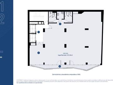 OFICINA EN VENTA CATEGORÍA AA - SAN TELMO - PLANTA LIBRE