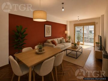 Venta Departamento 3 ambientes con cochera balcón y Baulera en Flores
