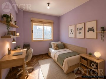 Venta Departamento 3 ambientes con cochera balcón y Baulera en Flores