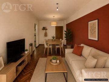 Venta Departamento 3 ambientes con cochera balcón y Baulera en Flores