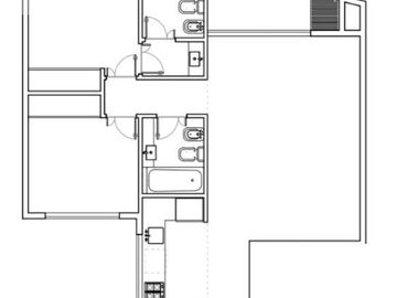 Departamento 3 ambientes - Jorge Newbery 3765, Chacarita