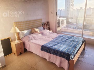 Monoambiente con balcón y amenities en alquiler temporario en Monserrat