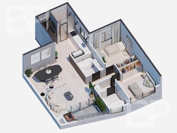 Departamento 2 ambientes - Jorge Newbery 3765, Chacarita