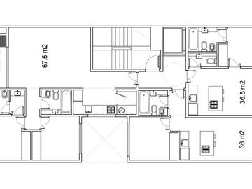 Departamento 2 ambientes - Jorge Newbery 3765, Chacarita