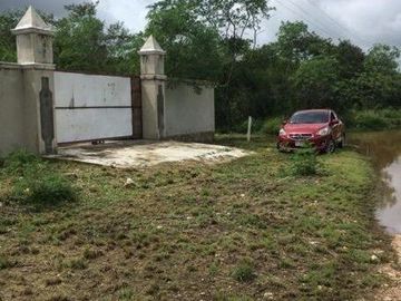Terreno en venta pie de carretera  en Chicxulub pueblo