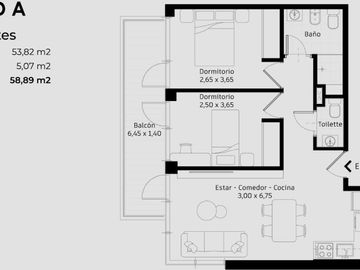 Exelente 3 ambientes a estrenar sobre Av. Cabildo 1200 - APTO PROFESIONAL - DISP A PARTIR DE 1/11/26