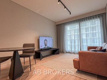 ALQUILER DEPAMPA - Departamento 2 ambientes AMOBLADO CON ESCRITORIO y cochera - Seg 24 hs