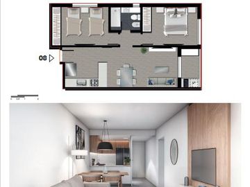 Venta - Departamento 2 dormitorios - Santiago al 1500 - Centro Rosario