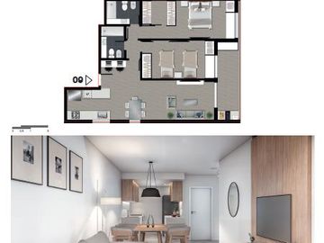 Venta - Departamento 2 dormitorios - Santiago al 1500 - Centro Rosario