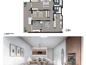 Venta - Departamento 2 dormitorios - Santiago al 1500 - Centro Rosario