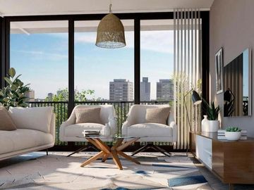 Venta Departamento Monoambiente 39M2, Frente.