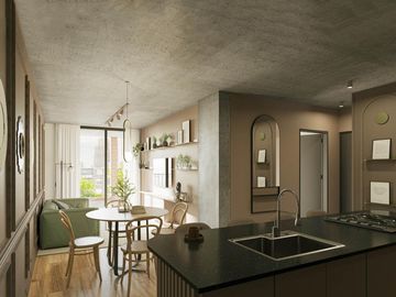 Venta departamento de 1 dormitorio con amplio balcón y amenities en zona Centro
