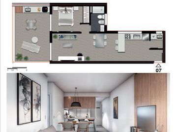 Venta - Departamento 1 dormitorio - Santiago al 1500 - Centro Rosario