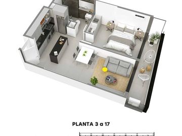 Departamento en Venta Nueva Córdoba 2 Dormitorios Posesion 2028