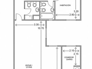 VENTA 3 dormitorios, dependencias y balcon - Apto Profesional - A RECICLAR - OPORTUNIDAD - RECOLETA