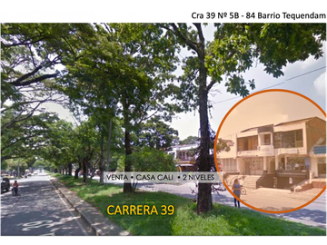 Alquiler casa Cra. 39 Cali, Valle del Cauca. Segundo nivel.