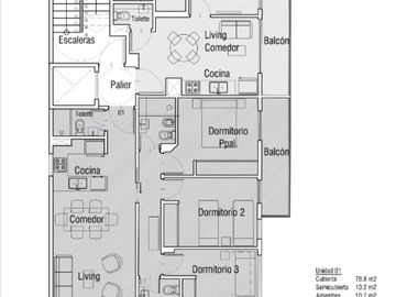 VENTA DEPARTAMENTO 3 AMB FLORES POZO PREVENTA