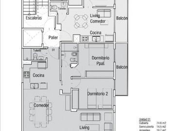 VENTA DEPARTAMENTO 3 AMB FLORES POZO PREVENTA