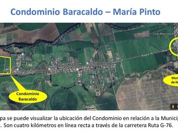 Parcela en venta  en MARÍA PINTO