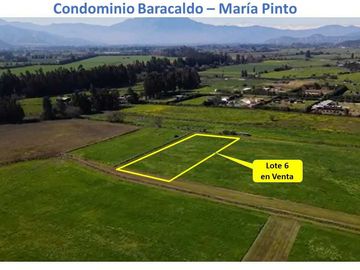 Parcela en venta  en MARÍA PINTO