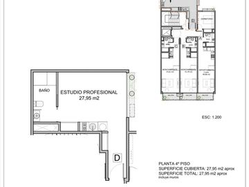 VENTA ESTUDIO/OFICINA NUÑEZ DESDE POZO