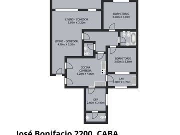 Vta. 3 ambs más dep. Balcón aterrazado. Cochera