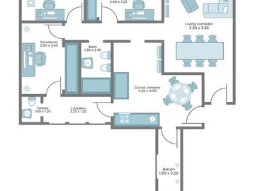 Departamento venta 4 ambientes Flores Apto Credito