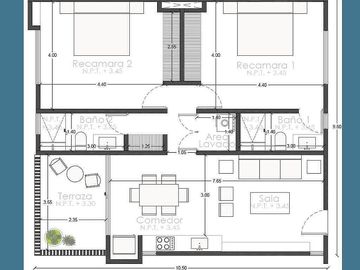 Departamento en Venta en Alua, Temozón Norte