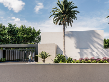 Moderna Residencia en Temozón Norte con 2 Recámaras y Alberca Privada, Mérida