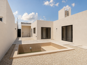 Casa de 1 Planta con Alberca en Venta en San Diego Cutz, Mérida | 3 Recámaras