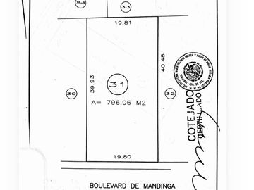 Venta de Terreno en Playas del Conchal, Riviera Veracruzana,