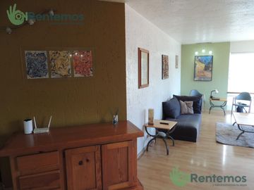 Departamento Semiamueblado en Arcadas Álvaro Obregón