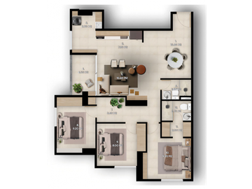 Apartamento en Venta en Sabaneta