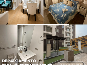 EXCLUSIVO DEPARTAMENTO AMOBLADO LISTO PARA VIVIR