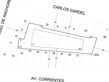 VENTA LOTE AV CORRIENTES / ABASTO / ONCE