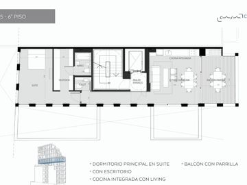 VENTA DEPTO  COLEGIALES BALCON PARRILLA COCHERA
