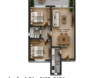 VENTA 3 AMB. CON TERRAZA - ALTO PALERMO.-