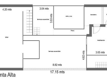 CASA 4 amb en VENTA en FLORES y terraza + ESTUDIO
