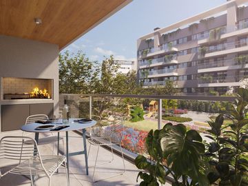 MilAires Venta Monoambiente balcón con parrilla