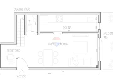 VENTA DEPARTAMENTO 2 AMB VILLA URQUIZA CON PILETA