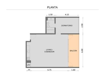 VENTA DEPARTAMENTO 2 AMBIENTE VILLA CRESPO COCHERA