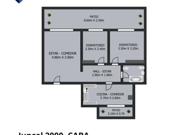 VENTA DEPARTAMENTO 3 AMB RECOLETA
