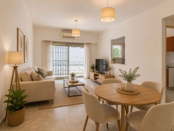 Venta 2 amb c/patio balcón apto crédito Santa Rita