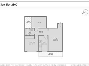Venta 2 amb c/patio balcón apto crédito Santa Rita
